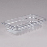 Olmecs Polycarbonate Clear 1/1 Full Size Food Pan-2 (53x32.5x6.5Cms)